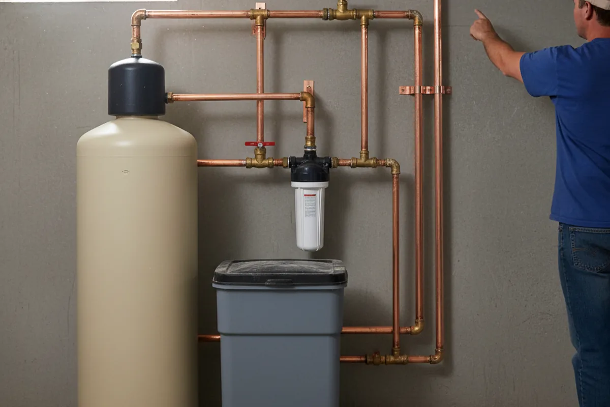 Whole-house water treatment system installed in Speer